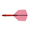 CUESOUL Plumas Cuesoul ROST 77 Transparent Red Big Wing