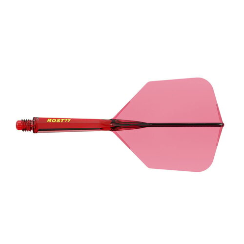 CUESOUL Plumas Cuesoul ROST 77 Transparent Red Big Wing