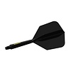 CUESOUL Plumas Cuesoul ROST 77 Solid Black Big Wing