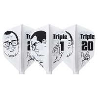 Plumas Cosmo Darts Fit Flight Air Printed Series Thorben Meme Shape