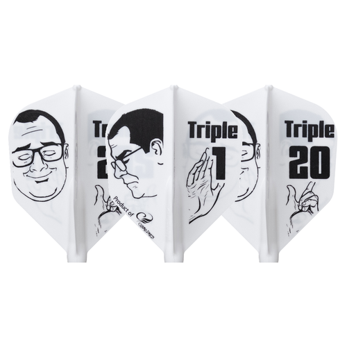 Cosmo Darts Plumas Cosmo Darts Fit Flight Air Printed Series Thorben Meme Shape