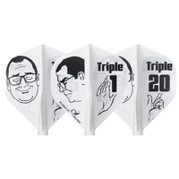 Plumas Cosmo Darts Fit Flight Air Printed Series Thorben Meme Standard