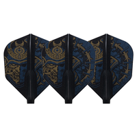 Plumas Cosmo Darts Fit Flight Printed Series Samurai Skull B Shape