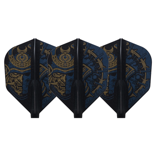Cosmo Darts Plumas Cosmo Darts Fit Flight Printed Series Samurai Skull B Shape