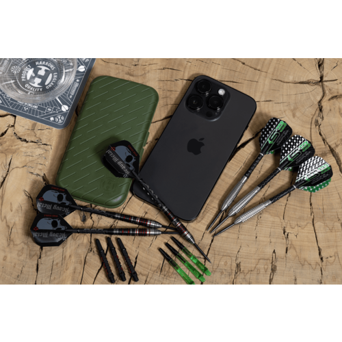 Harrows Dardera Harrows Slim Green - Fundas para dardos