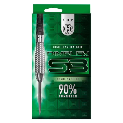 Harrows Dardos Harrows Dimplex S3 Bomb 90% Punta de Acero