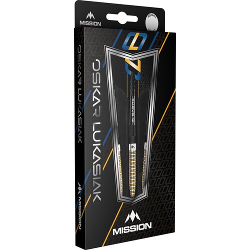 Mission Dardos Mission Oskar Lukasiak Black Oro PVD 95% Punta de Acero