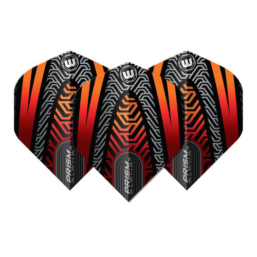 Winmau Plumas Winmau Prism Alpha Black Orange V2