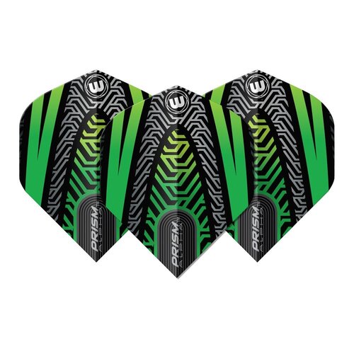 Winmau Plumas Winmau Prism Alpha Black Green V2