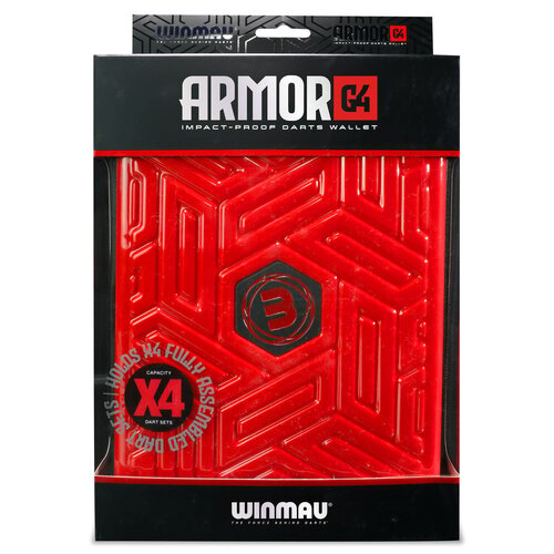 Winmau Dardera Winmau Armor G4 Red  - Fundas para dardos