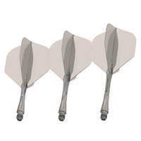 Plumas Winmau Fusion Smokey Grey NO2