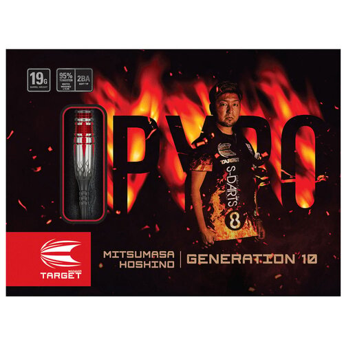 Target Japan Dardos Target Japan Mitsumasa Hoshino Pyro G10 Max 95%  Punta de Plástico