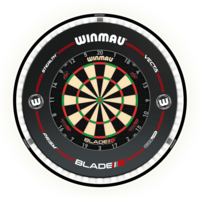Winmau Blade 6 Triple Core + Winmau Pro Line Surround + Winmau Plasma - Diana de dardos Set