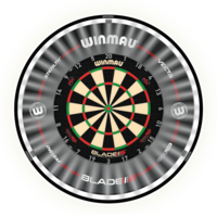 Winmau Blade 6 Triple Core + Winmau Plasma - Diana de dardos Set