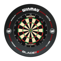 Winmau Blade 6 Triple Core + Winmau Pro Line Surround - Diana de dardos Set