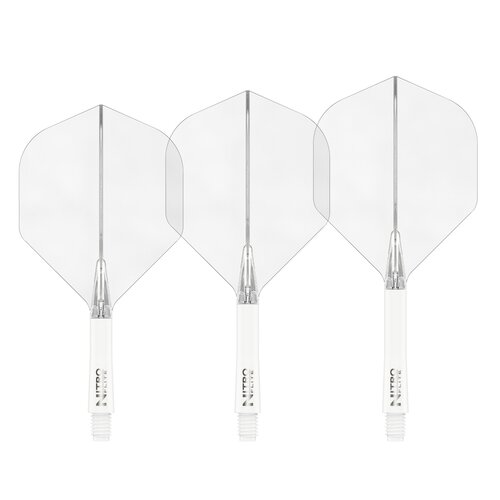 Red Dragon Plumas Red Dragon Nitro Flite System White Clear NO2