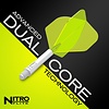 Red Dragon Plumas Red Dragon Nitro Flite System White Yellow NO2