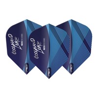 Plumas Red Dragon Luke Humphries Coolhand Hardcore Blue Silver NO6