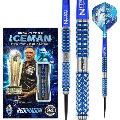 Red Dragon Dardos Red Dragon Gerwyn Price Glacier 90% Punta de Acero