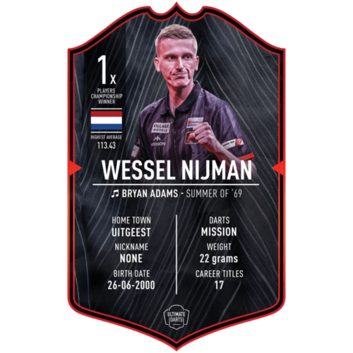 Ultimate Darts Ultimate Darts Card Wessel Nijman