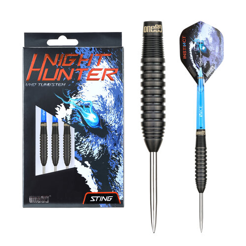 ONE80 Dardos ONE80 Night Hunter Sting 90% Punta de Acero