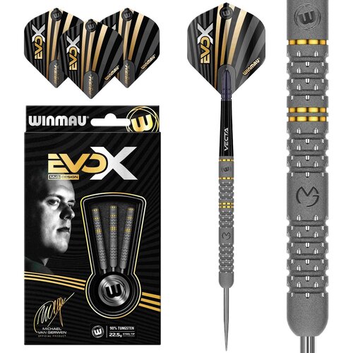 Winmau Dardos Winmau Michael van Gerwen EVO-X 90% Punta de Acero