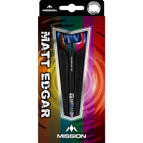 Mission Dardos Mission Matthew Edgar Black PVD Coral 90% Punta de Acero