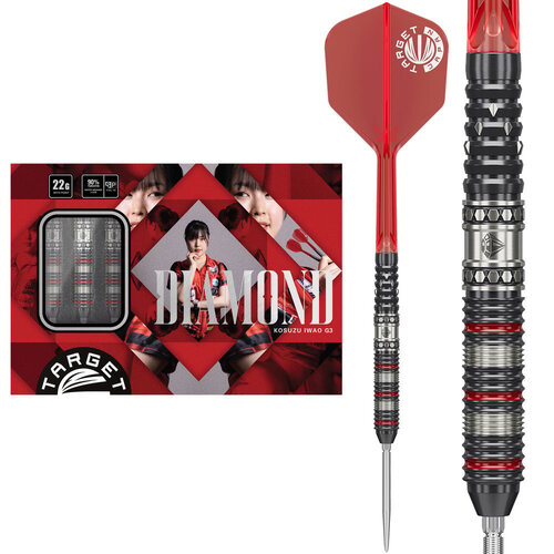 Target Japan Dardos Target Japan Prime Series Diamond G3 Swiss Point 90% Punta de Acero