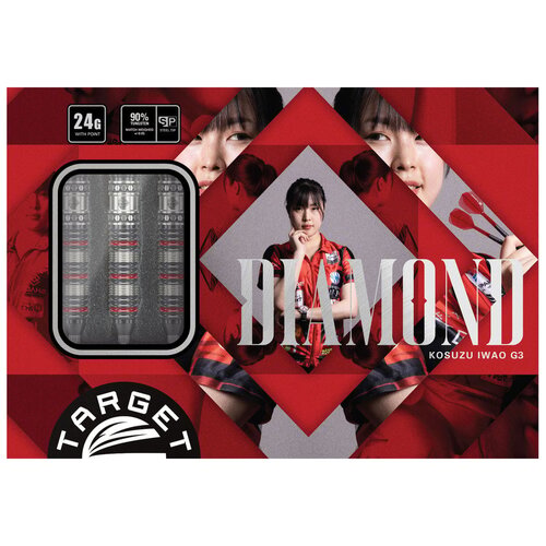 Target Japan Dardos Target Japan Prime Series Diamond G3 Swiss Point 90% Punta de Acero