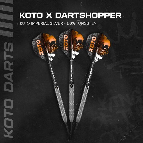 KOTO Dardos KOTO Imperial Silver 80% Punta de Acero