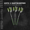 KOTO Dardos KOTO Dark Knight Green 80% Punta de Acero