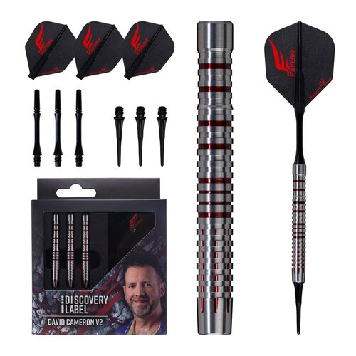 Cosmo Darts Dardos Cosmo Darts David Cameron V2 90%  Punta de Plástico