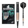 ONE80 Dardos ONE80 Gunner 4 Lourence Ilagan Black Rose Oro 90%  Punta de Plástico