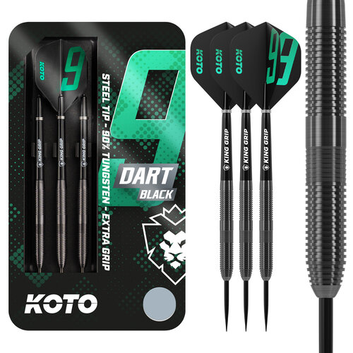 KOTO Dardos KOTO 9-Dart Black 90% Punta de Acero