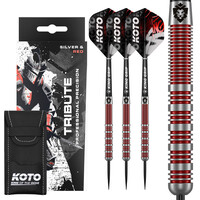 Dardos KOTO Tribute Silver & Red Tungsten Look