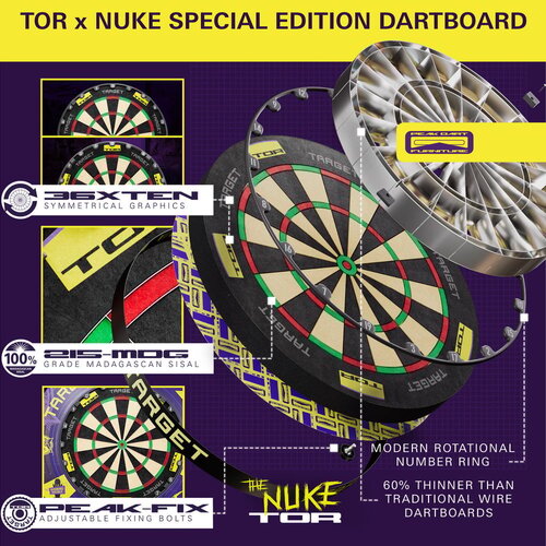 Target Target Luke Littler World Champion 2025 TOR  Surround Set - Diana de dardos Set