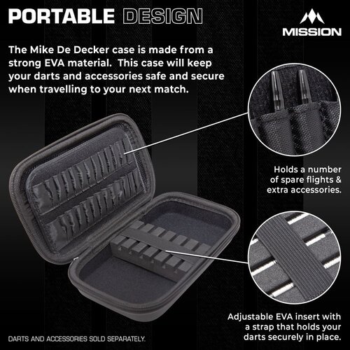 Mission Dardera Mission Mike de Decker EVA  - Fundas para dardos