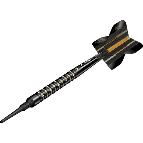 Mission Dardos Mission Mike de Decker Black Oro PVD 95%  Punta de Plástico