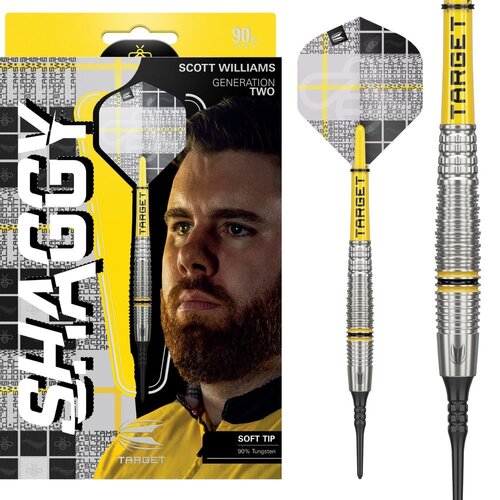 Target Dardos Target Scott Williams G2 90%  Punta de Plástico