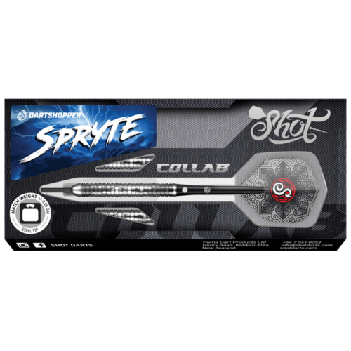 Shot Dardos Shot Collab Spryte 90% Dartshopper Exclusives Punta de Acero