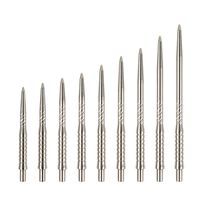 KOTO Tapered Rebel Grip Dart Points Silver