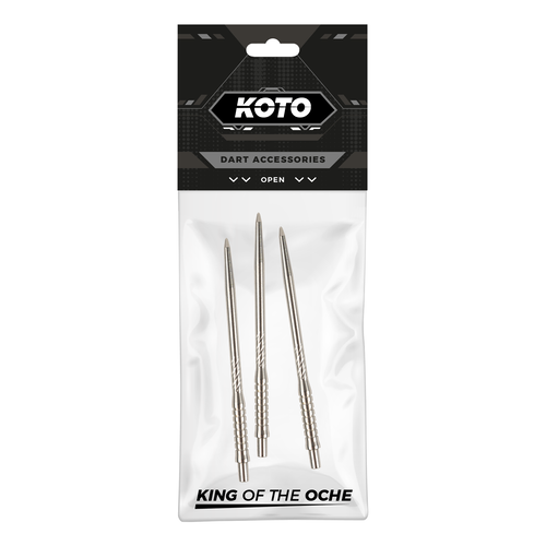 KOTO KOTO Tapered Rebel Grip Dart Points Silver