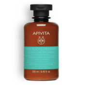 Apivita Shampoo Vette Haarwortels en Droge Haarpunten 250 ml