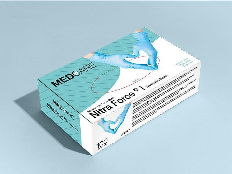 Nitrile Handschoenen 100 stuks blauw SMALL