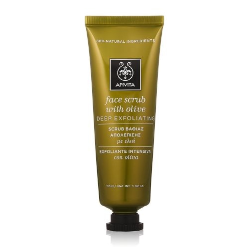 Apivita Gezichtsscrub voor Diepe Exfoliatie met Olijven