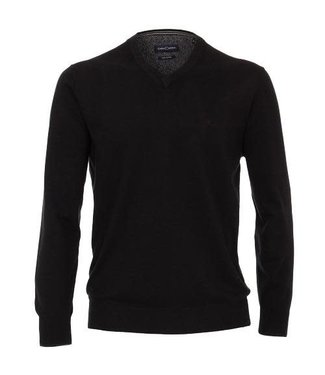 CASA MODA Pullover V- Neck  SCHWARZ