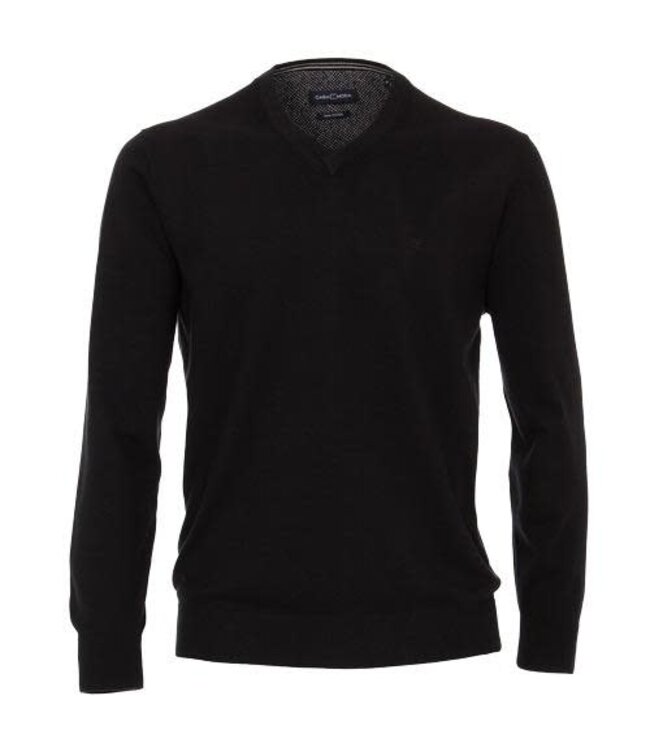 CASA MODA Pullover V- Neck -SCHWARZ