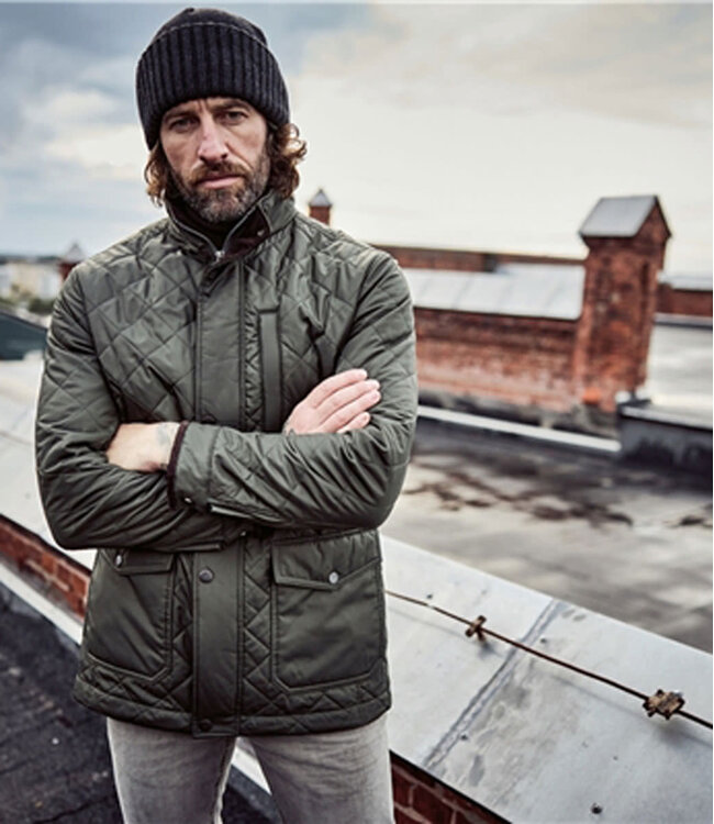 Redpoint Steppjacke Dunkelgrün Grosse Grössen | Cordkragen