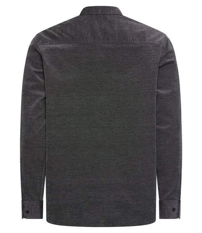 CAMEL ACTIVE Camel Active Herren Cordhemd Anthrazit – Stretch-Baumwolle Button-Down