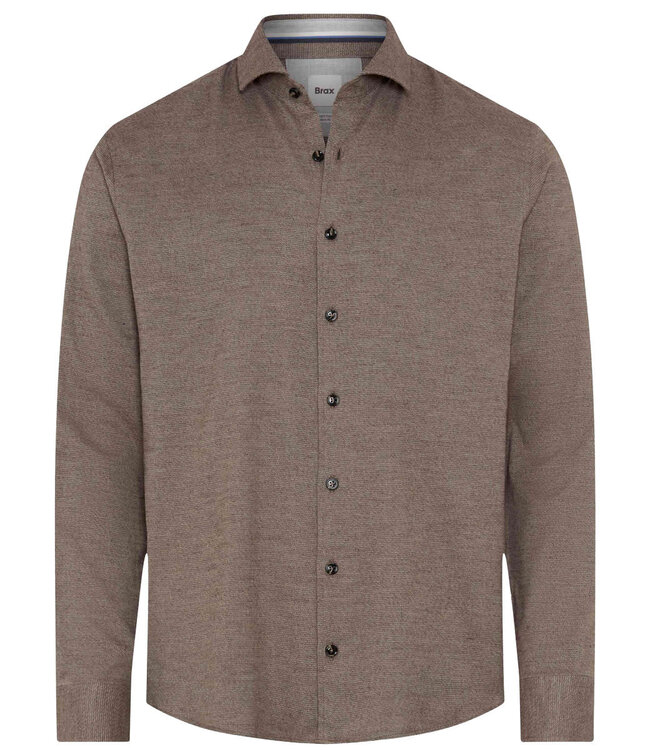 BRAX (BX) Brax Herren Flanellhemd Harold Grosse Grössen – Light Flannel Baumwolle